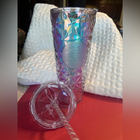 Starbucks Other - Starbucks Christmas Holiday 2023 White Diamond Prism Crystal 24oz Venti Tumbler